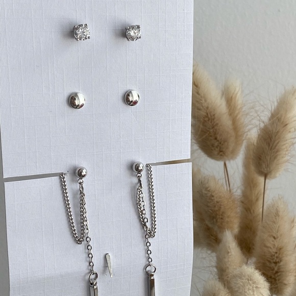 925 Sterling Silver Earrings (4 types) - Picture 6 of 10